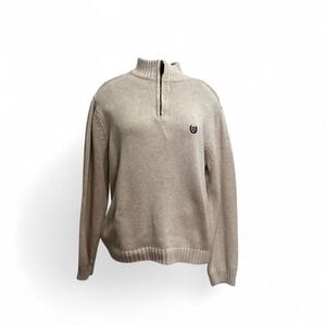 Chaps 1/4 zip sweater